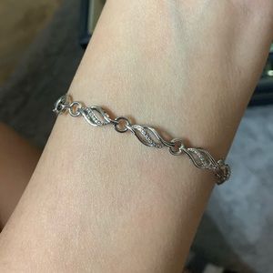 Zales Diamond Accent Flame Bracelet in Sterling Silver